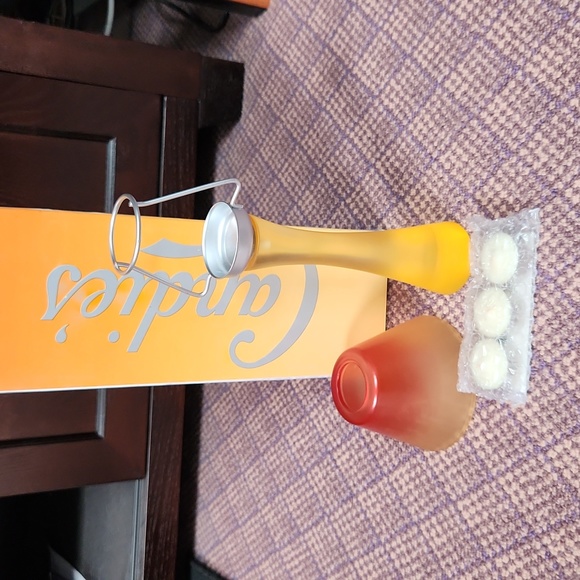 Candie's lamp & 3 scented tea lights - Picture 2 of 2